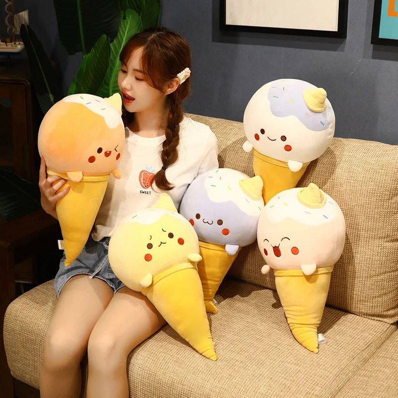 1pc 50/70/90cm Super Kawaii Ice Cream Dumplings Plush Pillow Stuffed Soft Animal Dolls Nice Birthday Gift for Girls Baby Dolls
1pc 50/70/90cm Super Kawaii Ice Cream Dumplings Plush Pillow Stuffed Soft Animal Dolls Nice Birthday Gift for Girls Baby Dolls