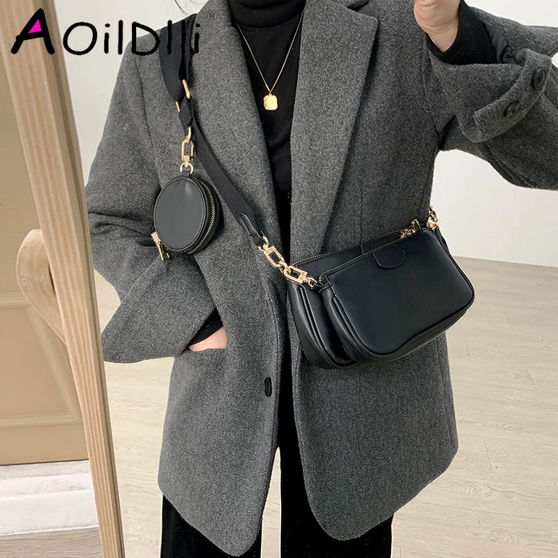 Женская сумка-мессенджер из качественной искусственной кожи, новый стиль, модные сумки три в одном, широкая сумка на плечо, женская сумка че...
Женская сумка-мессенджер из качественной искусственной кожи, новый стиль, модные сумки три в одном, широкая сумка на плечо, женская сумка че...