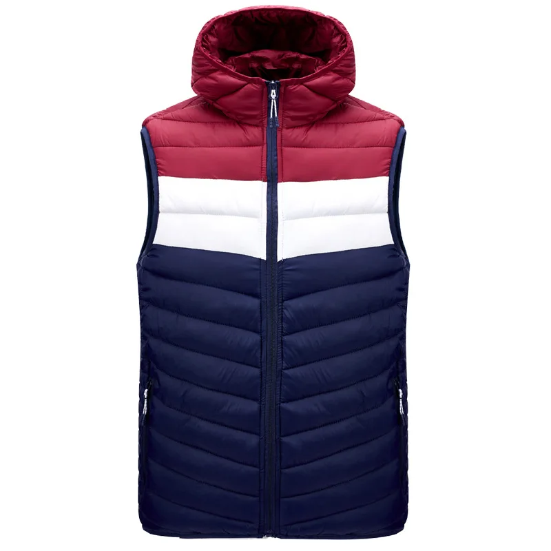Patchwork Vest Men Outerwear Autumn Winter Warm Men's Waistcoat Plus Size M-4XL Casual Vest Men Hooded Sleeveless Jacket Male
Patchwork Vest Men Outerwear Autumn Winter Warm Men's Waistcoat Plus Size M-4XL Casual Vest Men Hooded Sleeveless Jacket Male