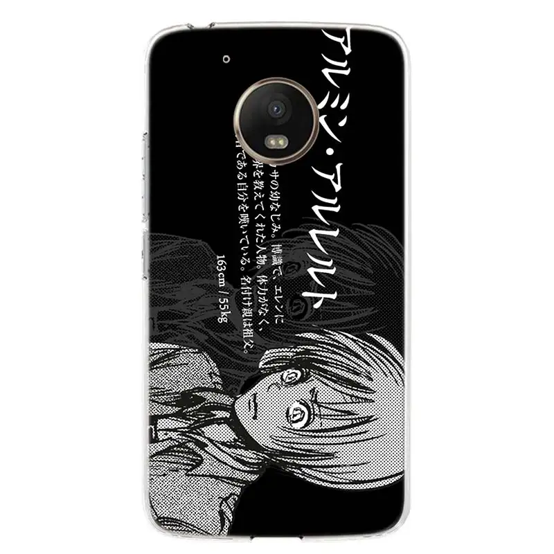 Attack on Titan Anime Role description Phone Case Cover For Motorola Moto G8 G7 G6 G5S G5 G4 E6 E5 E4 Plus Play Power + One Acti
Attack on Titan Anime Role description Phone Case Cover For Motorola Moto G8 G7 G6 G5S G5 G4 E6 E5 E4 Plus Play Power + One Acti