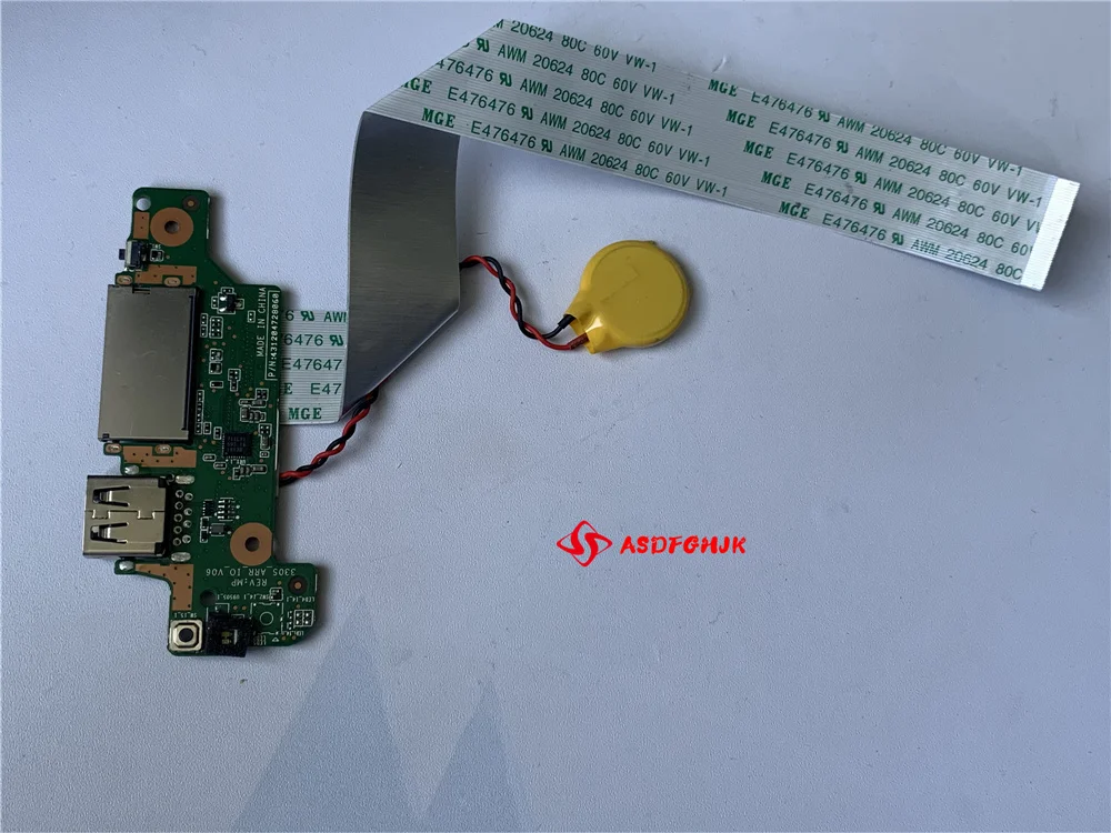 

330S ARR IO V06 Original FOR LENOVO IDEAPAD 330S-15ARR 15 USB Switch Board With Cable 431204728060 Test Work