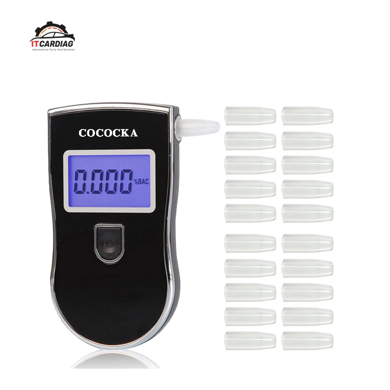 Professional Alcohol Tester Police LCD Display Digital Breath Quick Response Breathalyzer for Drunk Drivers alcotester AT818 dfd
Professional Alcohol Tester Police LCD Display Digital Breath Quick Response Breathalyzer for Drunk Drivers alcotester AT818 dfd