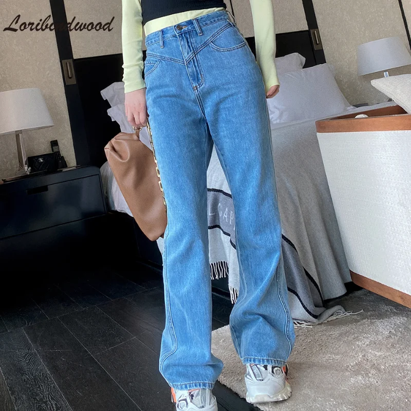 Loribindwood 2021 Autumn New Casual Straight Trousers Women Retro High-waisted Thin Loose Wide-leg Jeans Trend Baggy Jeans
Loribindwood 2021 Autumn New Casual Straight Trousers Women Retro High-waisted Thin Loose Wide-leg Jeans Trend Baggy Jeans