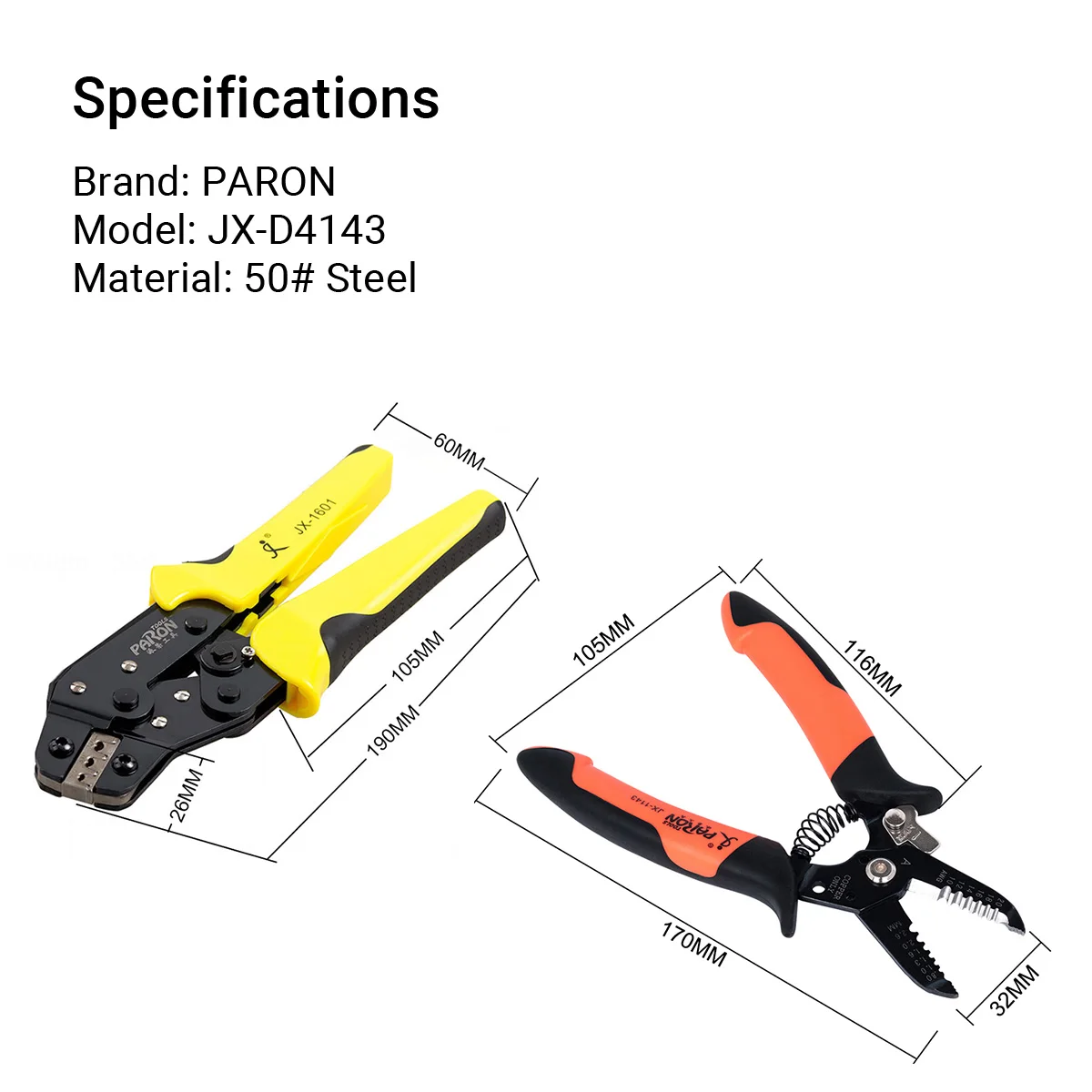 PARON Wire Crimper Tools Kit 4 In 1 Wire Crimper Engineering Ratcheting Terminal Crimping Pliers Bootlace Ferrule Crimper Tool
PARON Wire Crimper Tools Kit 4 In 1 Wire Crimper Engineering Ratcheting Terminal Crimping Pliers Bootlace Ferrule Crimper Tool