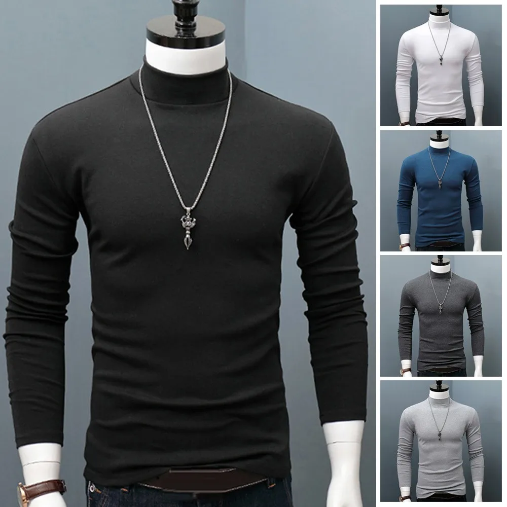 Winter Warm Men Mock Neck Basic Plain T-shirt Blouse Pullover Long Sleeve Top Winter Warm Top Long Bottom Shirt Suit Home Pajama
Winter Warm Men Mock Neck Basic Plain T-shirt Blouse Pullover Long Sleeve Top Winter Warm Top Long Bottom Shirt Suit Home Pajama