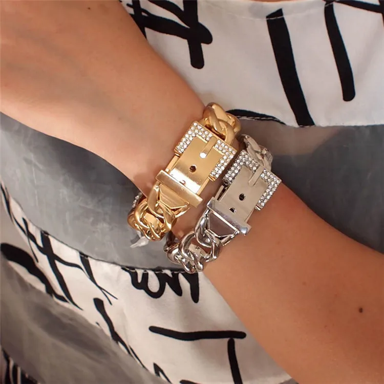 Classic Rhinestones Metal Bracelets For Women Statement Alloy Cuff Bangle Jewelry Party Fashion Accessories
Classic Rhinestones Metal Bracelets For Women Statement Alloy Cuff Bangle Jewelry Party Fashion Accessories
