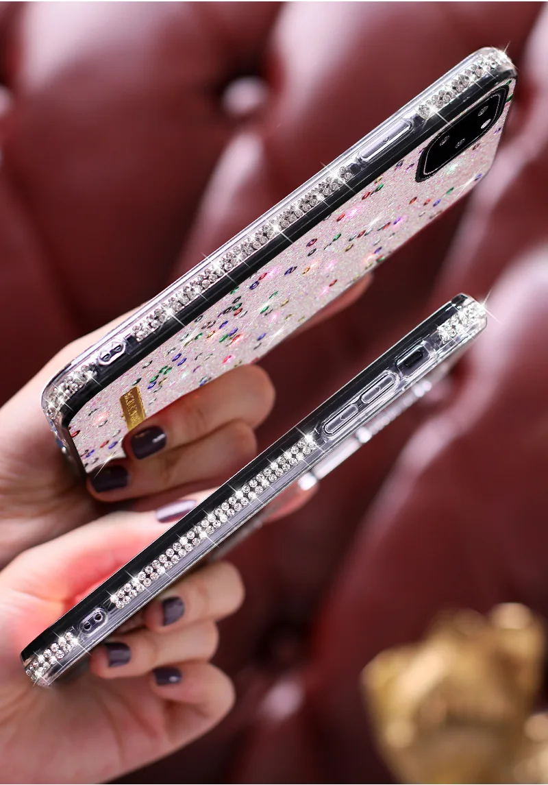 Fashion Diamond Set Border Phone Fall Resistance Protection Shell iPhone 11 Case iPhone 8 Plus Case iPhone XR Case
Fashion Diamond Set Border Phone Fall Resistance Protection Shell iPhone 11 Case iPhone 8 Plus Case iPhone XR Case