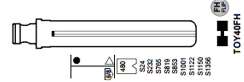 Keyecu 10 Pieces 13 #, TOY40 Toy48FH KEYDIY Universal Remotes Flip Key Blade for Lexus for Toyota
Keyecu 10 Pieces 13 #, TOY40 Toy48FH KEYDIY Universal Remotes Flip Key Blade for Lexus for Toyota