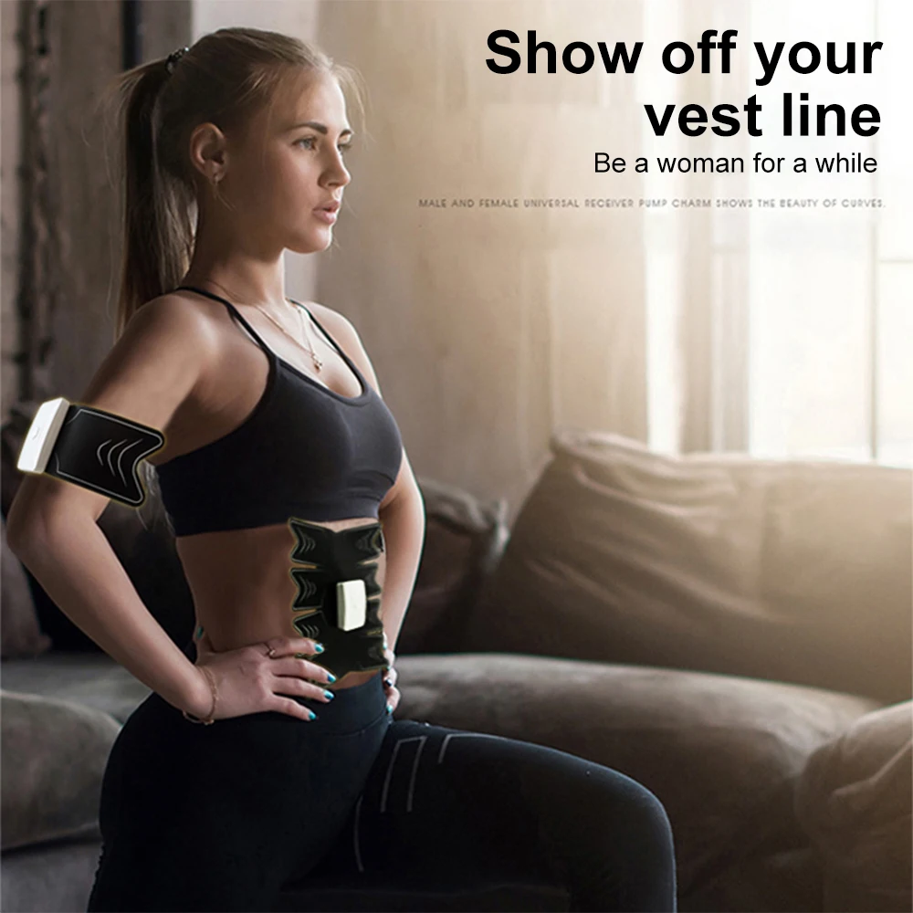 EMS Muscle Stimulator Abdominal Muscle Shaping Smart Home Unisex Abdominal Muscle Training Device Body Fitness Shaping Trainer 
EMS Muscle Stimulator Abdominal Muscle Shaping Smart Home Unisex Abdominal Muscle Training Device Body Fitness Shaping Trainer