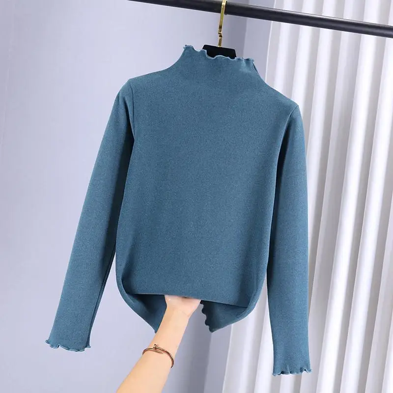 2021 Winter Autumn Round Neck T Shirt Womens Causal Solid Long Sleeve TShirts Basic Bottoming Women Tops Shirt Korea New Y84
2021 Winter Autumn Round Neck T Shirt Womens Causal Solid Long Sleeve TShirts Basic Bottoming Women Tops Shirt Korea New Y84