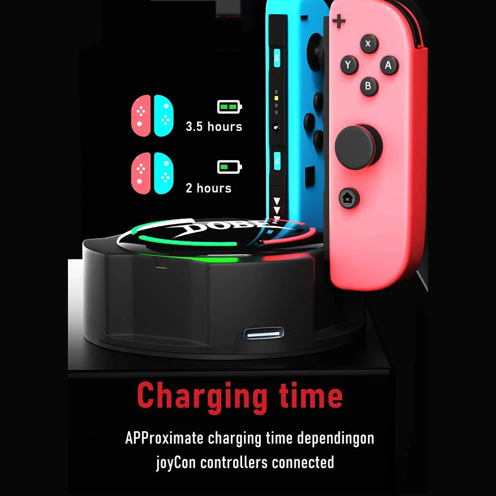 Портативные аксессуары для контроллера Nintendo, зарядное устройство, док-станция, адаптер Joycon, поддержка переключателя OLED-зарядки
Портативные аксессуары для контроллера Nintendo, зарядное устройство, док-станция, адаптер Joycon, поддержка переключателя OLED-зарядки