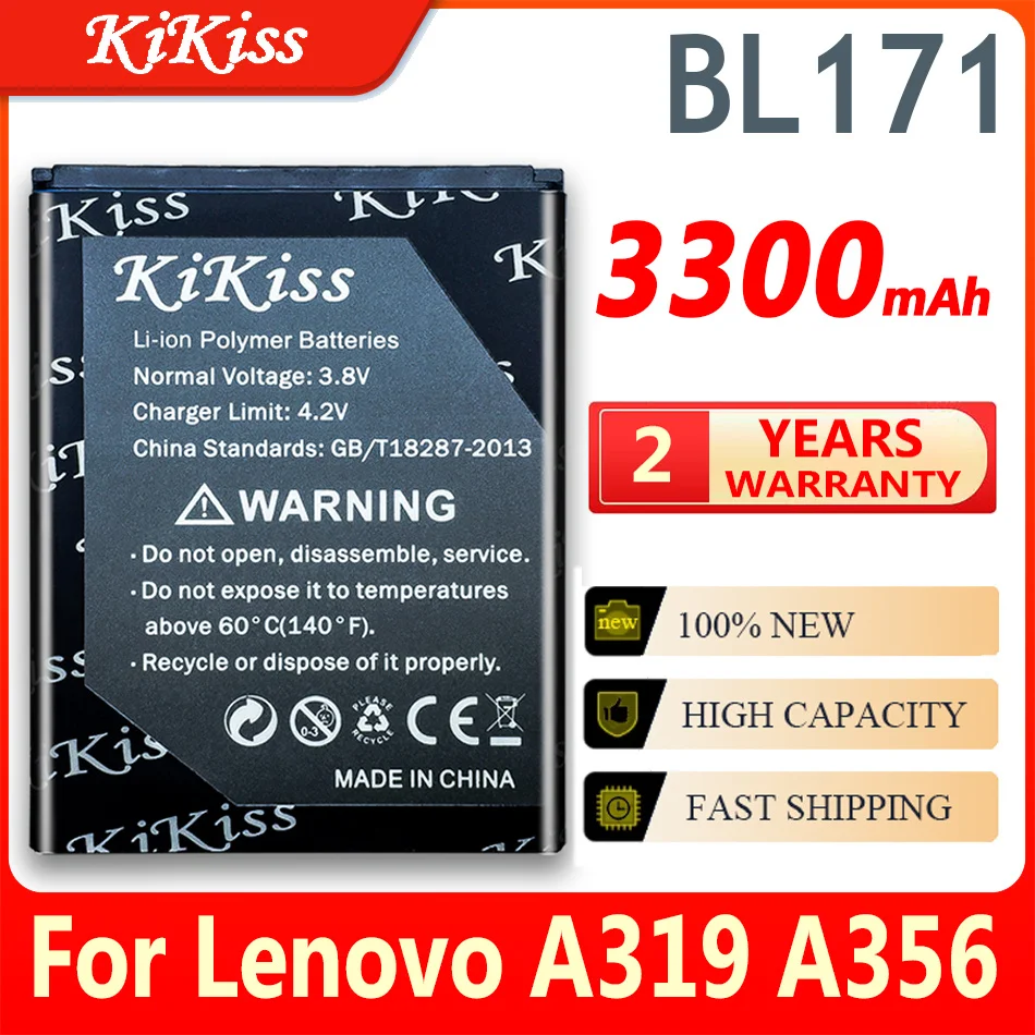 BL171 Smart Mobile Battery For Lenovo A60 A65 A319 A368 A390 A390T A356 A370E A376 A500 Cell Phone Batterie BL 171
BL171 Smart Mobile Battery For Lenovo A60 A65 A319 A368 A390 A390T A356 A370E A376 A500 Cell Phone Batterie BL 171
