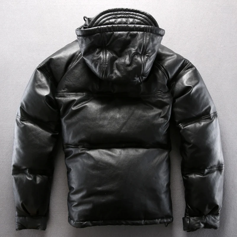 sheepskin winter jacket white duck down genuine leather jacket men hooded real leather down coat for male
sheepskin winter jacket white duck down genuine leather jacket men hooded real leather down coat for male