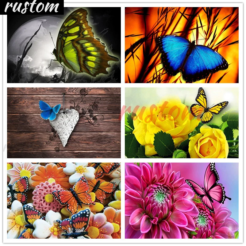 5D DIY Diamond Painting Cross Stitch Kits Full Butterfly Handmade Gift Mosaic Animal Diamond Art Handmade Home Decoration Gift
5D DIY Diamond Painting Cross Stitch Kits Full Butterfly Handmade Gift Mosaic Animal Diamond Art Handmade Home Decoration Gift