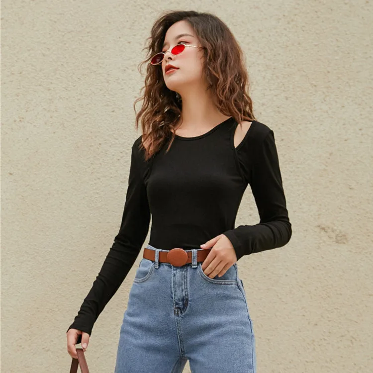 XUXI Spring 2020 Korea New Color Solid Neck Round Shirt Women Without Tights Thin Sexy Character Streetwear Casual FZ0841
XUXI Spring 2020 Korea New Color Solid Neck Round Shirt Women Without Tights Thin Sexy Character Streetwear Casual FZ0841