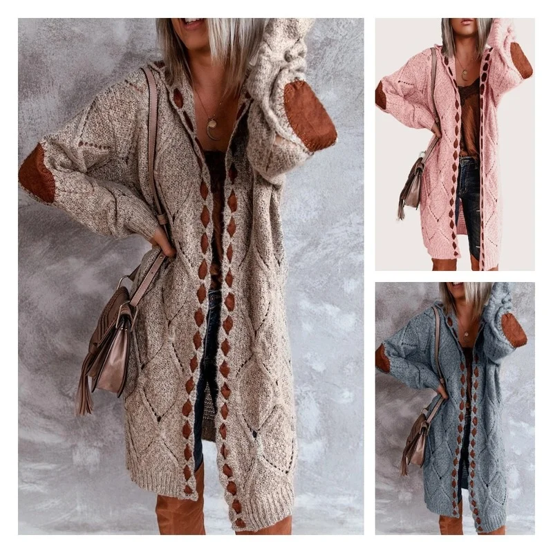 Lugentolo Cardigan Womens Sweaters Knitted Long Sleeves Solid Color Fall Fashion Loose Hooded Cardigans for Women
Lugentolo Cardigan Womens Sweaters Knitted Long Sleeves Solid Color Fall Fashion Loose Hooded Cardigans for Women
