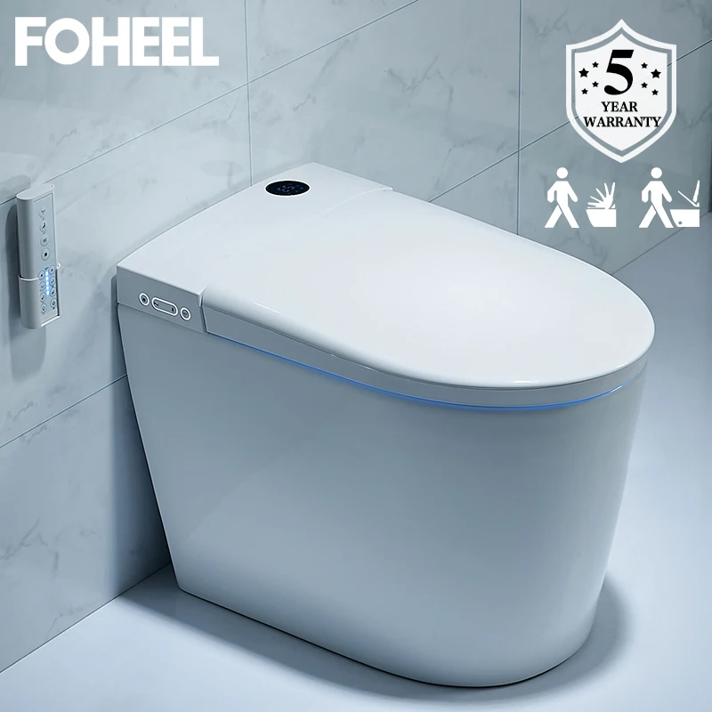 FOHEEL цельнокроеный умный туалет удлиненный автоматический с дистанционным