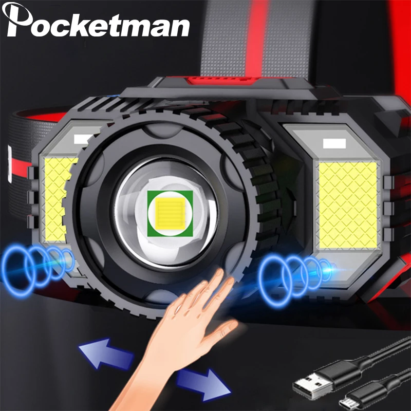 Body Sensor Motion USB Rechargeable Headlight Super Bright Long Range Headlamp Waterproof Powerful Head Torch Built-in Battery
Body Sensor Motion USB Rechargeable Headlight Super Bright Long Range Headlamp Waterproof Powerful Head Torch Built-in Battery