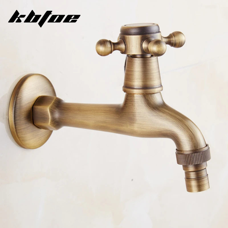 Antique Brass Bathroom Faucet Mop Sink Balcony Garden Wall-mounted Faucets Washing Machine Water Taps Retro Cold Water Bibcocks
Antique Brass Bathroom Faucet Mop Sink Balcony Garden Wall-mounted Faucets Washing Machine Water Taps Retro Cold Water Bibcocks