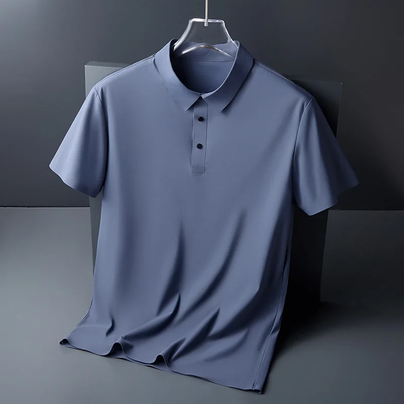 Ice short sleeve t-shirt men's 2021 summer solid color business casual men's t-shirt men's Lapel ice polo shirt
Ice short sleeve t-shirt men's 2021 summer solid color business casual men's t-shirt men's Lapel ice polo shirt