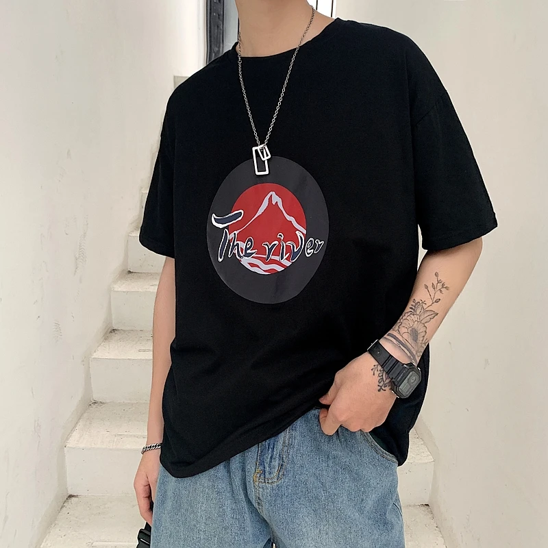 BXyichen original short-sleeved t-shirt men's summer 2020 new cotton loose half-sleeved European and American ins tide brand top
BXyichen original short-sleeved t-shirt men's summer 2020 new cotton loose half-sleeved European and American ins tide brand top