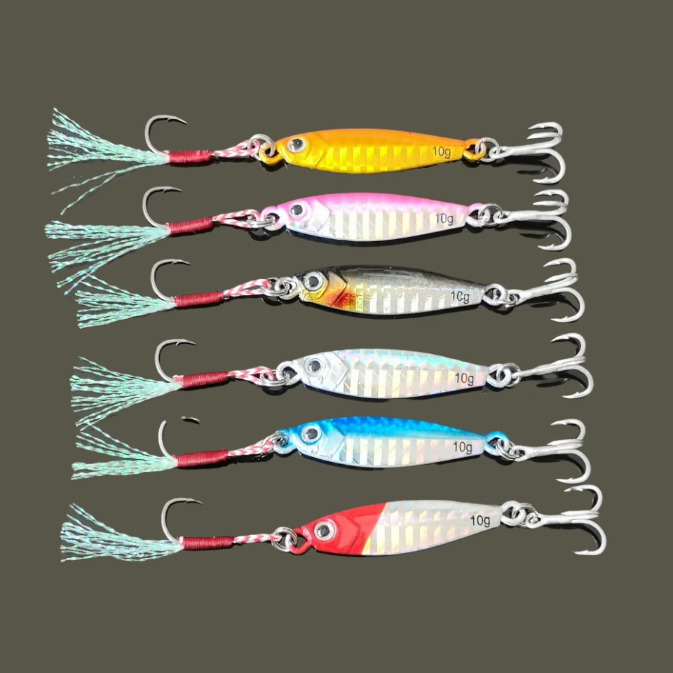 SWOLFY 6PCS/lot Metal Jigging Spoon Hard Lead Fish 7g/10g/15g/20g Metal Sinking Spinner Sea Bass Fishing bait
SWOLFY 6PCS/lot Metal Jigging Spoon Hard Lead Fish 7g/10g/15g/20g Metal Sinking Spinner Sea Bass Fishing bait