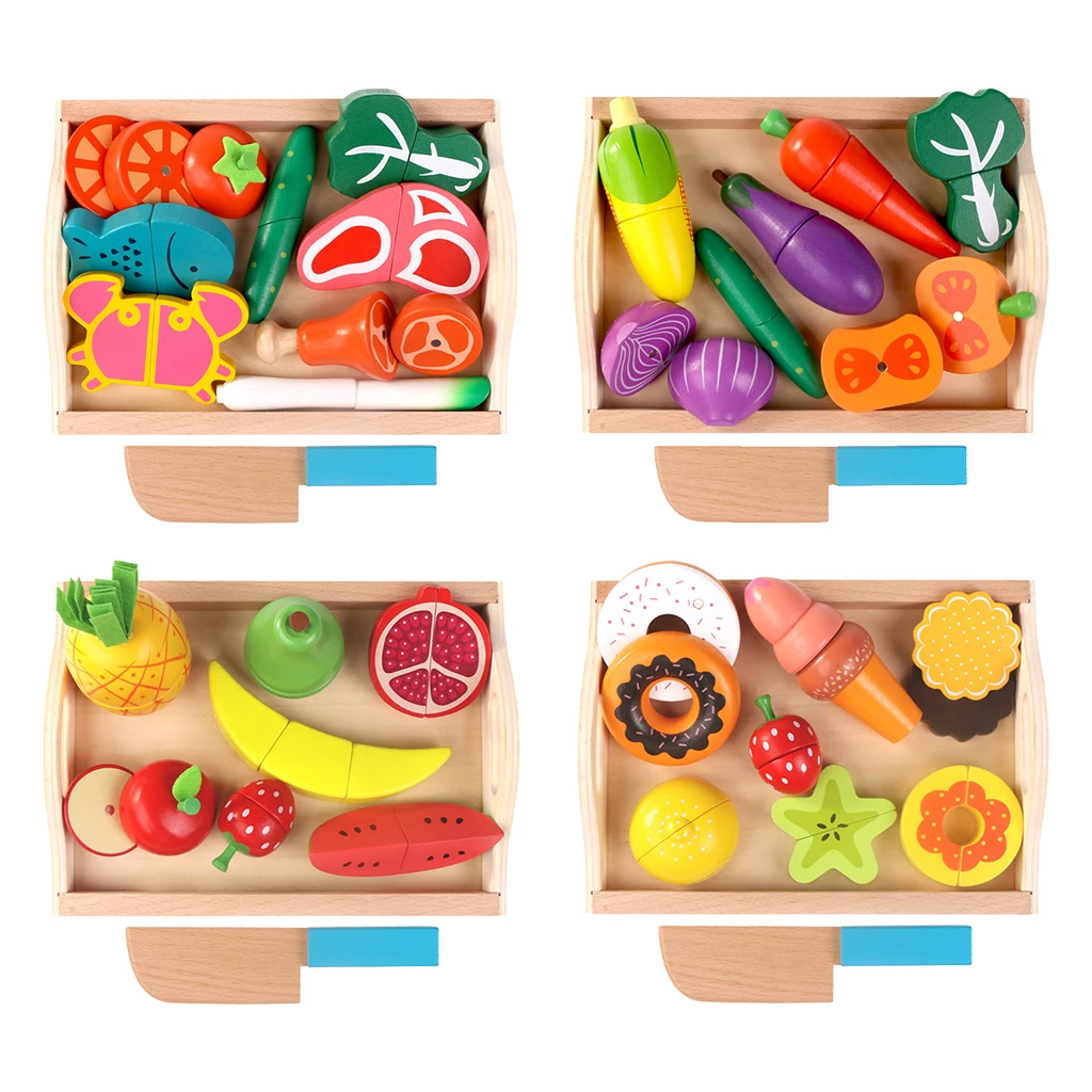 Pretend Play Food Toy for Kids Play House Cutting Food Plasyset Montessori Classic Role Play Party Game Birthday Gift
Pretend Play Food Toy for Kids Play House Cutting Food Plasyset Montessori Classic Role Play Party Game Birthday Gift