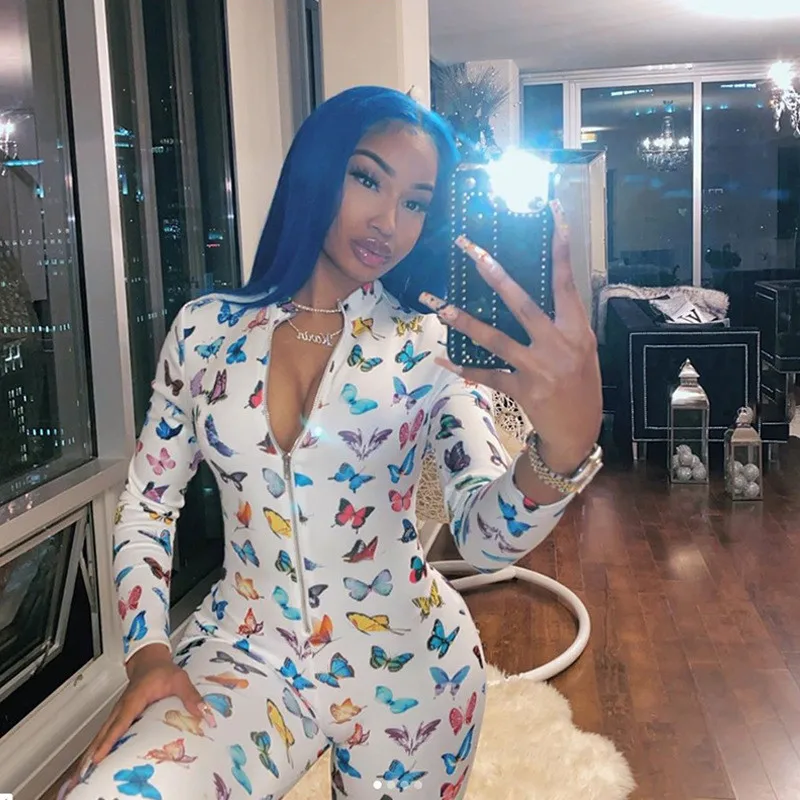 Women’s Fashion Butterfly Jumpsuit Summer Zipper Open Round Neck or Backless Suspender Tight-fitting Casual Bodysuit
Women’s Fashion Butterfly Jumpsuit Summer Zipper Open Round Neck or Backless Suspender Tight-fitting Casual Bodysuit