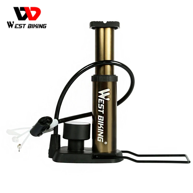 WEST BIKING BIKE Foot Activated Floor Pump With Gauge Cycle Air Pump Mini Portable Portable 80PSI Bike Bicycle Tire Floor Pump
WEST BIKING BIKE Foot Activated Floor Pump With Gauge Cycle Air Pump Mini Portable Portable 80PSI Bike Bicycle Tire Floor Pump