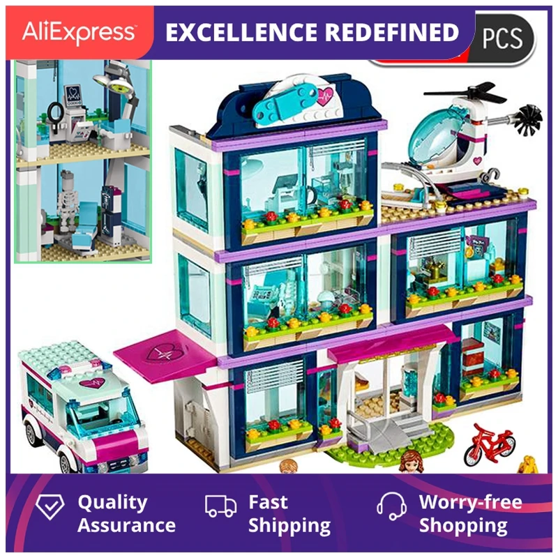 932pcs Heartlake City Hospital Model Build Blocks Girls Friends Bricks Compatible With Figures Toys For Children
932pcs Heartlake City Hospital Model Build Blocks Girls Friends Bricks Compatible With Figures Toys For Children