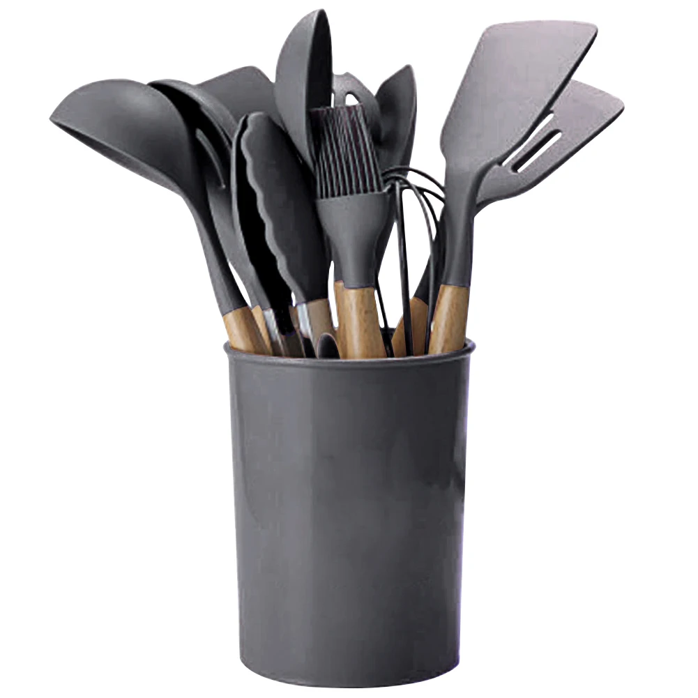 12pcs Frying Home Silicone Spatula Restaurant Tongs Heat Resistant Spoon Serving Non Stick Cooking Tools Kitchen Utensils Set
12pcs Frying Home Silicone Spatula Restaurant Tongs Heat Resistant Spoon Serving Non Stick Cooking Tools Kitchen Utensils Set