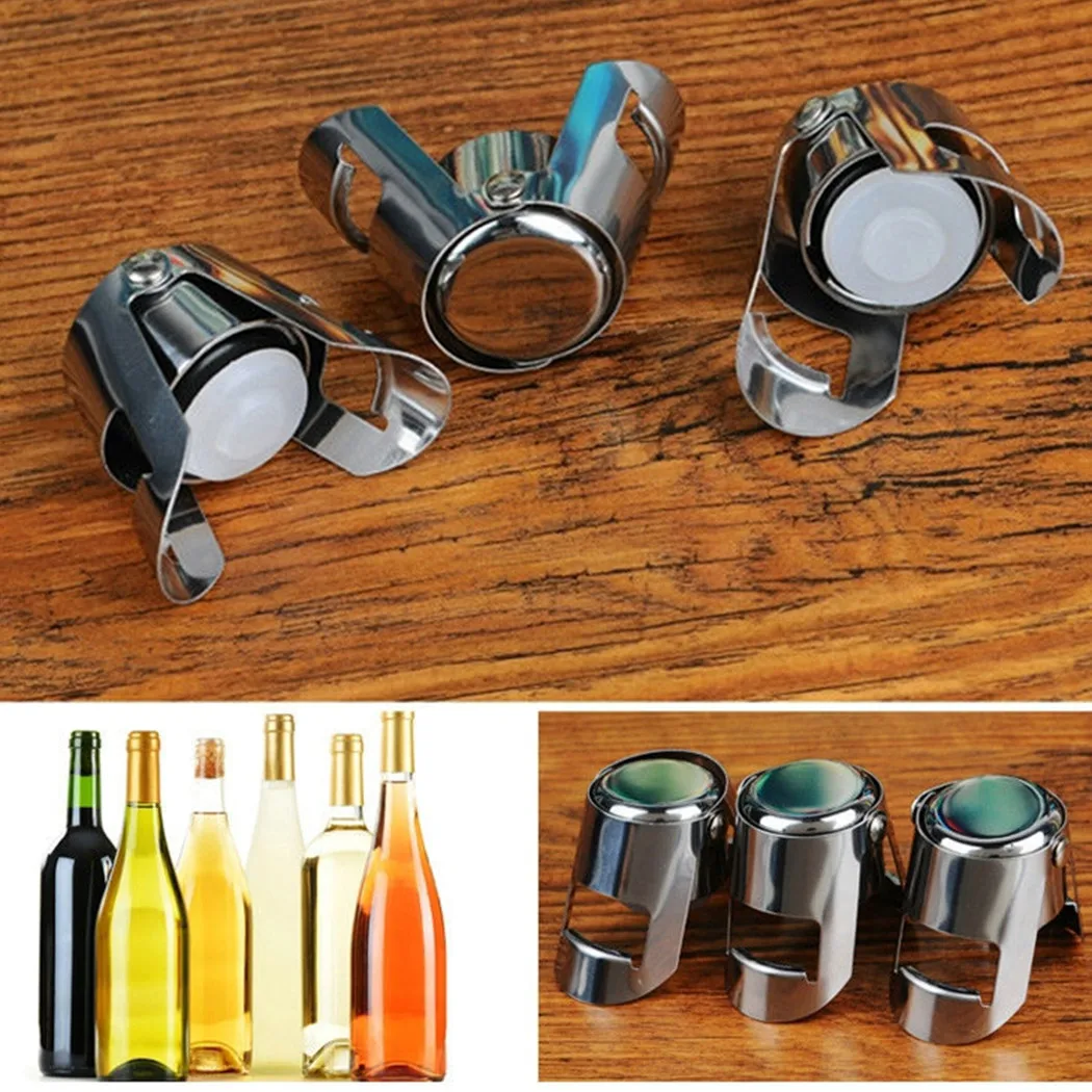 1PC Stainless Steel Champagne Wine Bottle Stopper Portable Sealer Bar Stopper Wine Stopper Sparkling Wine Champagne Cap
1PC Stainless Steel Champagne Wine Bottle Stopper Portable Sealer Bar Stopper Wine Stopper Sparkling Wine Champagne Cap