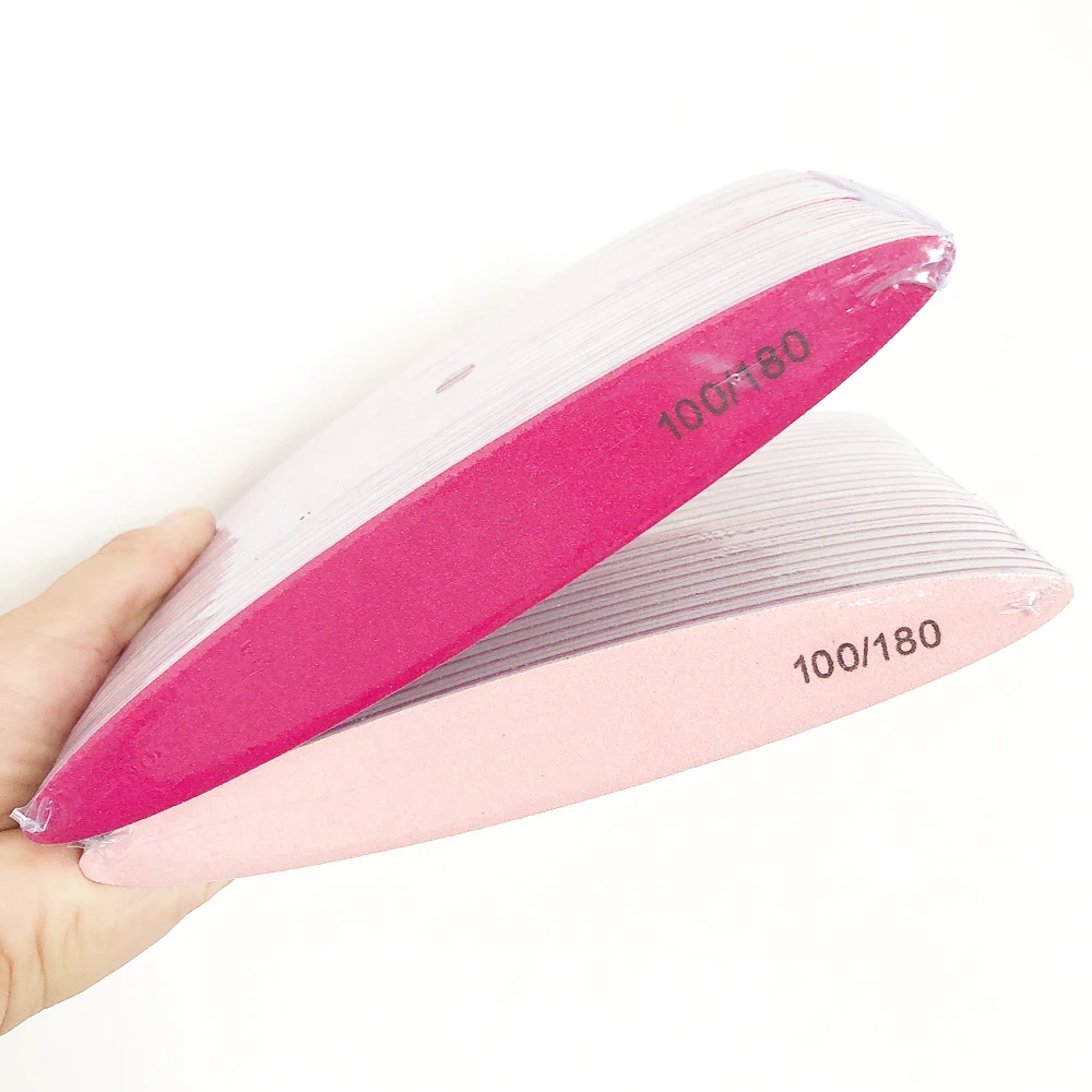 50/pack Wholesale Sandpaper Nail File 100/180 Double Side Sanding Buffer Block Set For UV Gel Polish Manicure Tool Nail Files
50/pack Wholesale Sandpaper Nail File 100/180 Double Side Sanding Buffer Block Set For UV Gel Polish Manicure Tool Nail Files