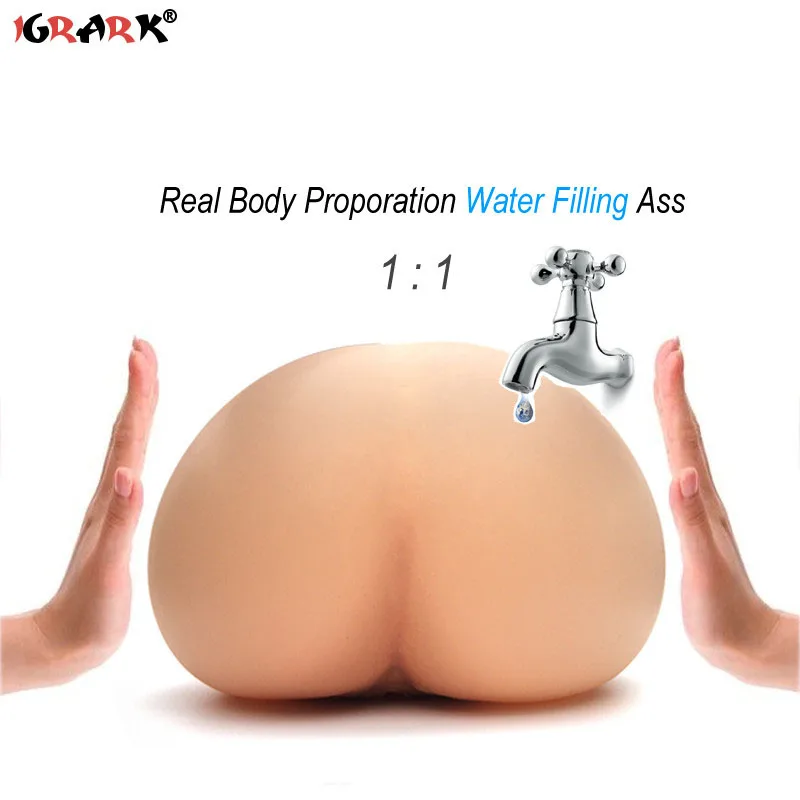 

Solo Flesh Water Injected Air Inflation Artificial Vagina Real Pussy Pocket Pussy Male Masturbator for Man Male Sex Toy for Men