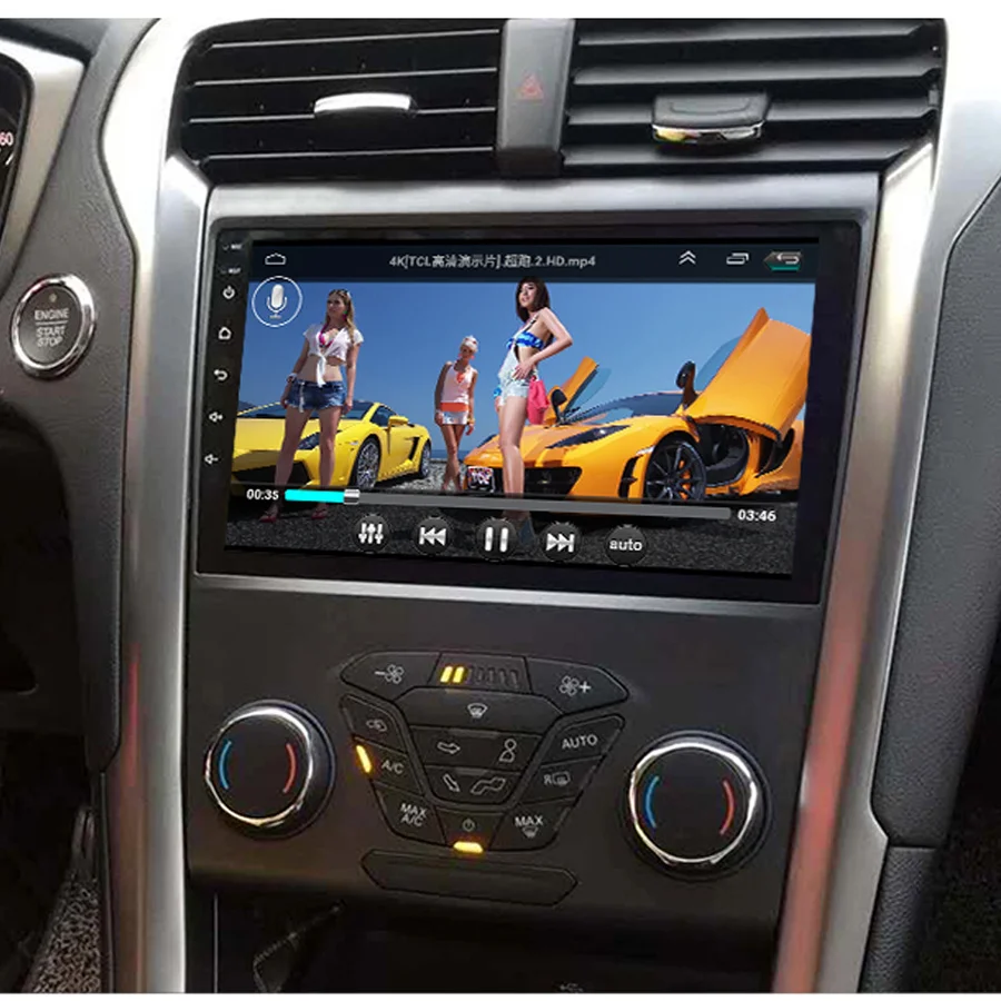 64 ГБ Android 10 2Din автомобильный мультимедийный плеер GPS для Ford Fusion Mondeo 2013 2014 Авторадио