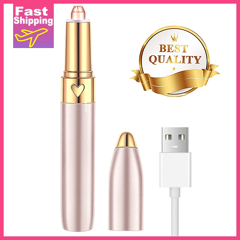 USB Electric Eyebrow Trimmer Pen Hair Remover Eyebrow Razor/Epilator Eyebrows tools shaping Eye Brow Trimmer For Women's Shaver 
USB Electric Eyebrow Trimmer Pen Hair Remover Eyebrow Razor/Epilator Eyebrows tools shaping Eye Brow Trimmer For Women's Shaver