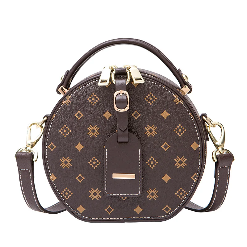 Genuine Women Women Mini Circular Bags 2021 New Fashion Vintage Print One Shoulder Bags Ladies Famous Handbags Bolsos Para Mujer
Genuine Women Women Mini Circular Bags 2021 New Fashion Vintage Print One Shoulder Bags Ladies Famous Handbags Bolsos Para Mujer