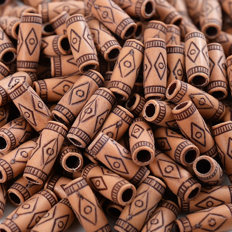 50Pcs/Lot Natural Wood Color Long Tube Big Hole Acrylic Beads Charm Stripe Pattern Wooden Beads For Jewelry Making DIY Bracelet
50Pcs/Lot Natural Wood Color Long Tube Big Hole Acrylic Beads Charm Stripe Pattern Wooden Beads For Jewelry Making DIY Bracelet