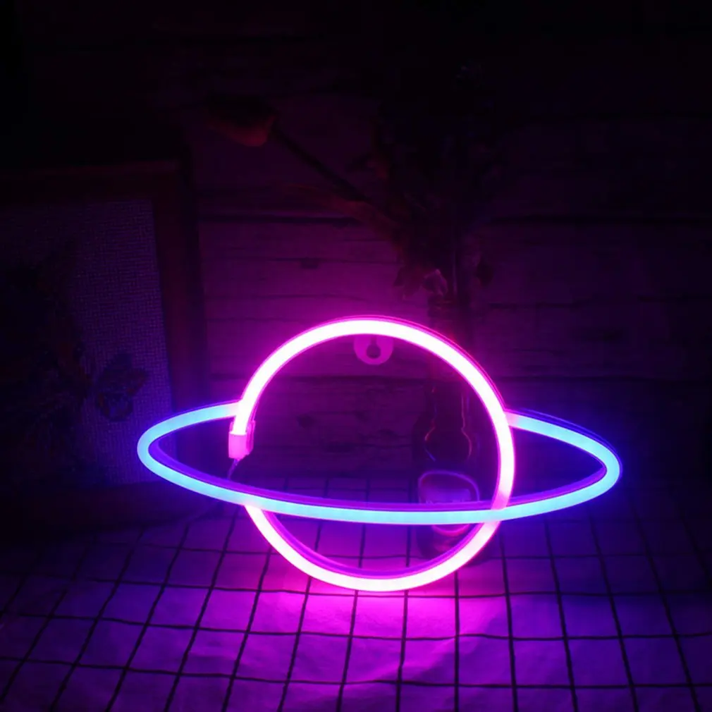 New Creative LED Neon Light Planet Neon Lamp Bedroom Night Lights Wall Light Party Wedding Home Decoration Adults Kids Gift 
New Creative LED Neon Light Planet Neon Lamp Bedroom Night Lights Wall Light Party Wedding Home Decoration Adults Kids Gift