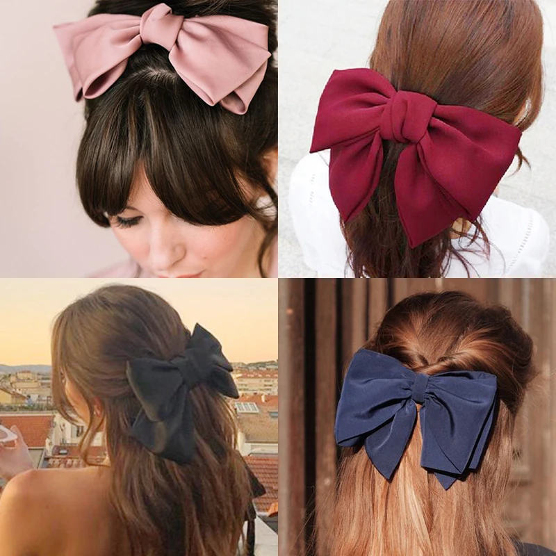 17KM Fashion Big Bow Hairpin Cute Red Barrette Pink Hair Clip Women Girls BB Hairgrip Korean Oversize Floral Hair Accessories 
17KM Fashion Big Bow Hairpin Cute Red Barrette Pink Hair Clip Women Girls BB Hairgrip Korean Oversize Floral Hair Accessories