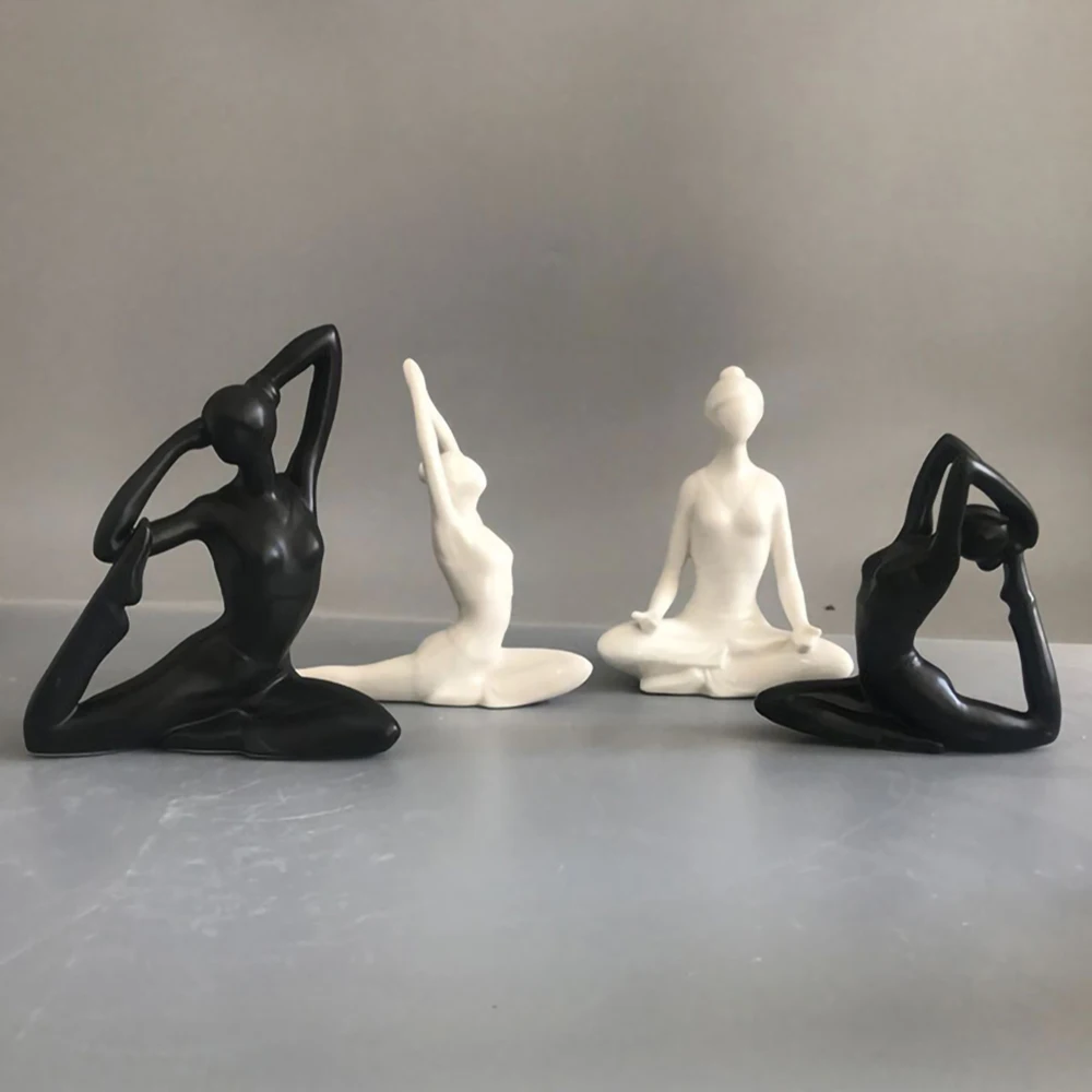 Simple ceramic girl Yoga ornaments Statue home decorations creative home decoration crafts Handmade Crafts
Simple ceramic girl Yoga ornaments Statue home decorations creative home decoration crafts Handmade Crafts