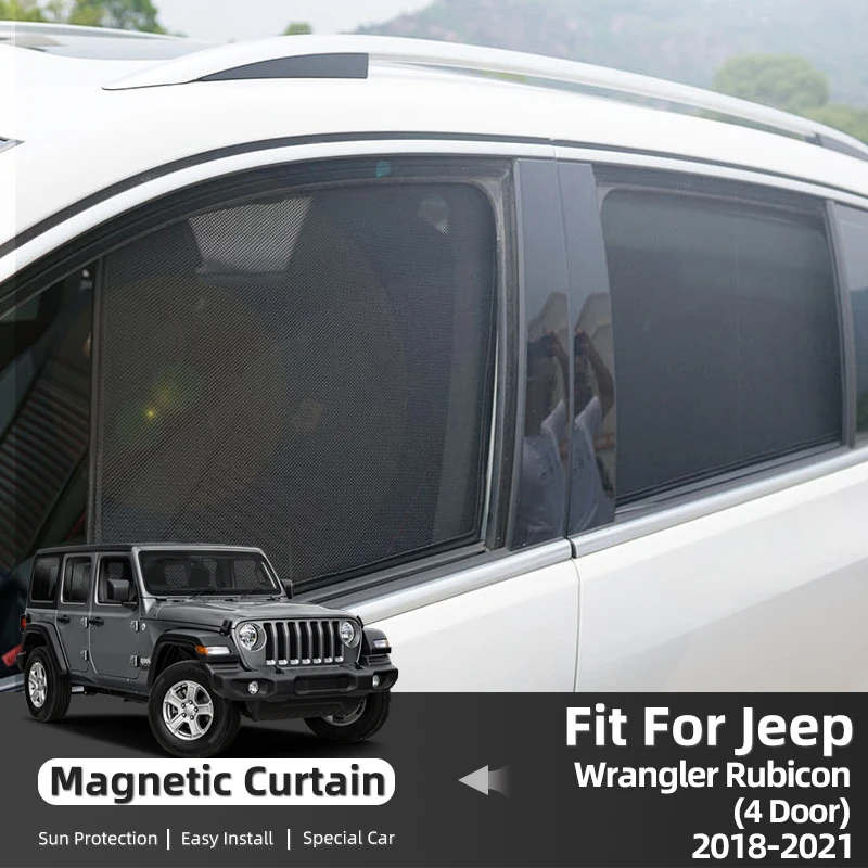For JEEP Wrangler Rubicon 4 Door 2018-2021 Window Net Sun Blinds Visor Car Folding Curtain Protection Auto Accessories
For JEEP Wrangler Rubicon 4 Door 2018-2021 Window Net Sun Blinds Visor Car Folding Curtain Protection Auto Accessories