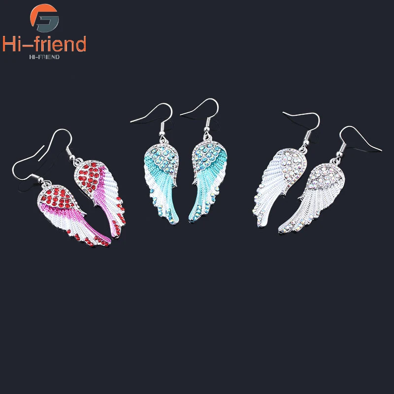 Creative Trends Angel Wing Earrings Three Colors Elegant Lady Pendant Earrings for Women Party Clothing Collocation Jewelry
Creative Trends Angel Wing Earrings Three Colors Elegant Lady Pendant Earrings for Women Party Clothing Collocation Jewelry