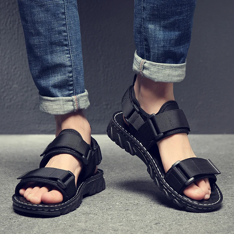 Сандалии мужские Резиновые Нескользящие, Классические босоножки, водонепроницаемая износостойкая Удобная уличная пляжная обувь, плоская ...
Сандалии мужские Резиновые Нескользящие, Классические босоножки, водонепроницаемая износостойкая Удобная уличная пляжная обувь, плоская ...