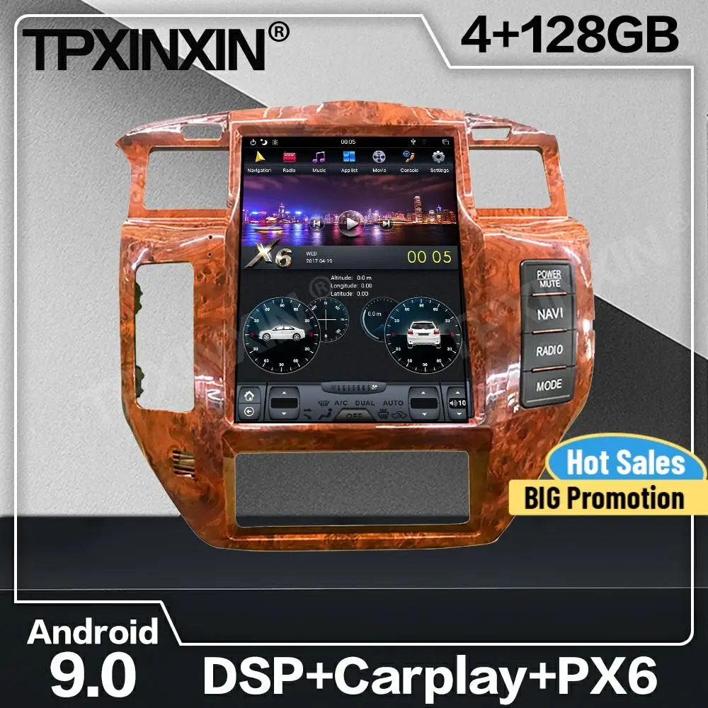 Carplay 128G Tesla Screen Android Car Radio 2 Din Stereo Receiver For Nissan Patrol 5 Y61 Auto GPS Navi Audio Recorder Head Unit
Carplay 128G Tesla Screen Android Car Radio 2 Din Stereo Receiver For Nissan Patrol 5 Y61 Auto GPS Navi Audio Recorder Head Unit