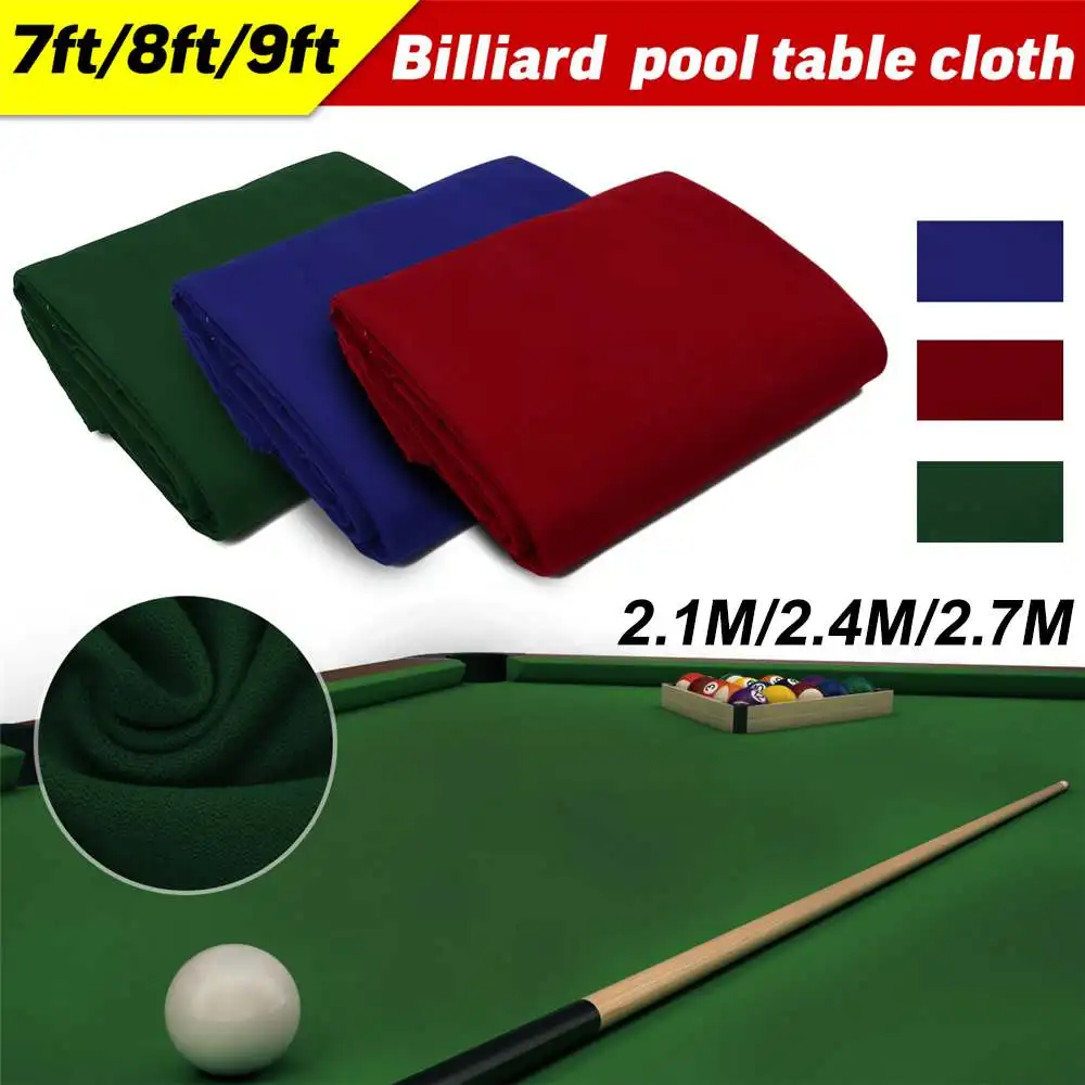 

7/8//9 ft Professional Pool Table Felt Snooker Accessories Billiard Table Cloth Felt for 9ft Table For Bars Clubs Hotels Used