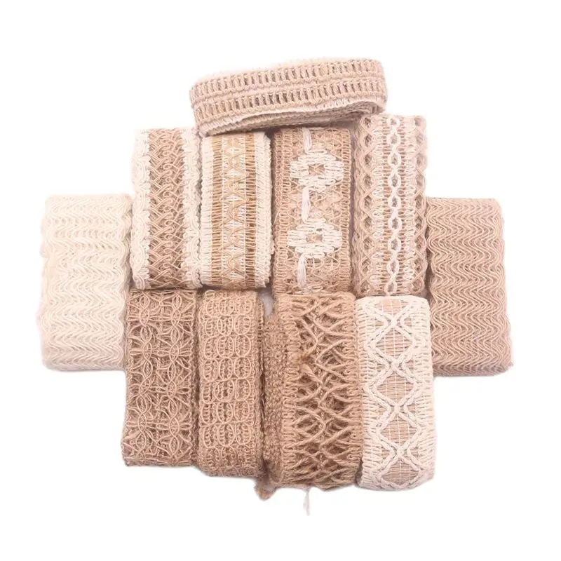 2 Yards Burlap Jute Retro Christmas Decoration Wedding Party Creative Ribbon Diy Clothing Shoes And Hats
2 Yards Burlap Jute Retro Christmas Decoration Wedding Party Creative Ribbon Diy Clothing Shoes And Hats