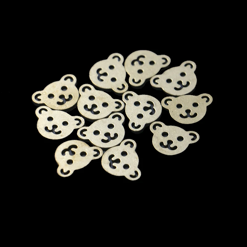 12*16.8mm Creative Funny Hollow Cartoon Bear Brass Jewelry Accessories Diy Handmade Material Earrings Necklace Pendant
12*16.8mm Creative Funny Hollow Cartoon Bear Brass Jewelry Accessories Diy Handmade Material Earrings Necklace Pendant