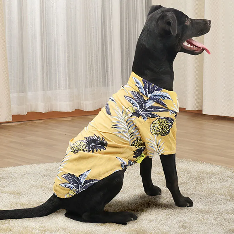 Summer Cool Dog Clothes Dogs Jacket Tropical Plants Printed Dog Cat T-shirt Hawaii Beach Style Casual Thin Dog Shirts Clothing
Summer Cool Dog Clothes Dogs Jacket Tropical Plants Printed Dog Cat T-shirt Hawaii Beach Style Casual Thin Dog Shirts Clothing