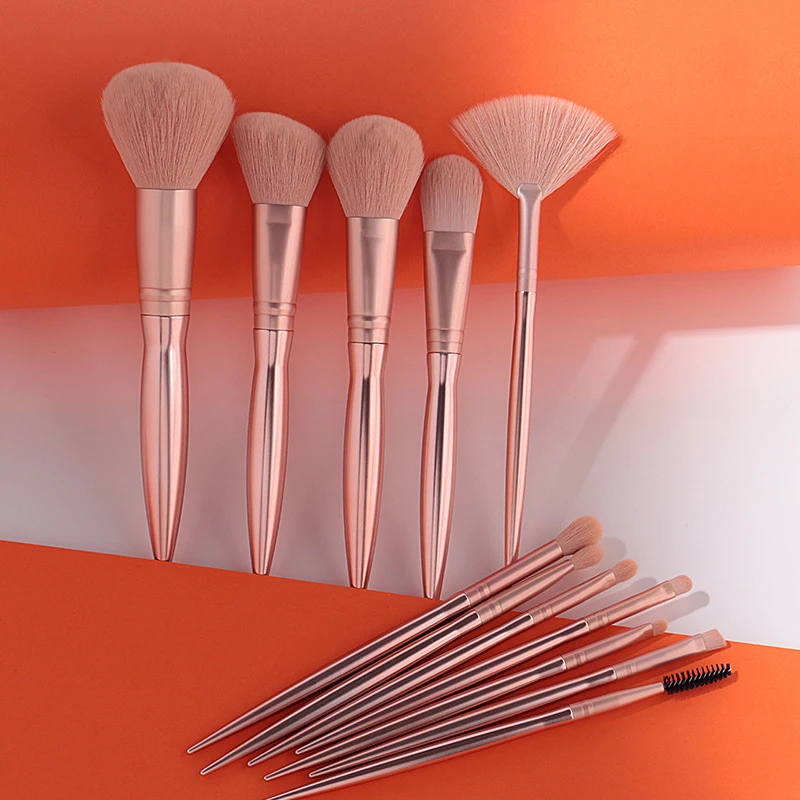 12pcs Matte Rose Gold Makeup Brushes Set Super Soft Fiber Hair Eyebrow Foundation Powder Contour Eyeshadow Beauty Tool Beginners
12pcs Matte Rose Gold Makeup Brushes Set Super Soft Fiber Hair Eyebrow Foundation Powder Contour Eyeshadow Beauty Tool Beginners